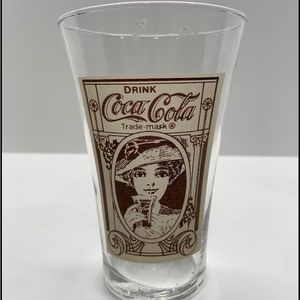 Vintage Coca Cola Glass Since 1941 Hot Dog Cart Carl's 40th Anniversary